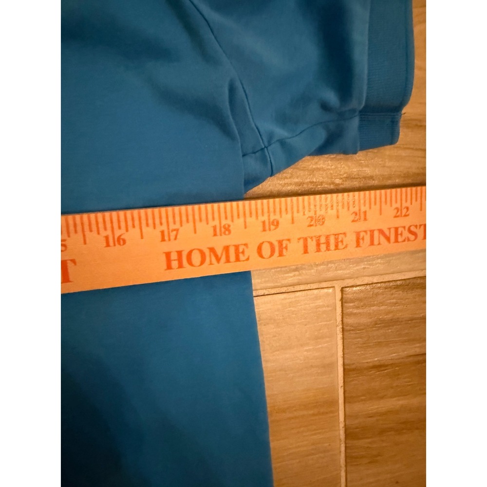 Hugo Boss Slim Fit Polo Shirt Mens Blue Tipped Collar Short Sleeve Cotton Logo - Picture 5 of 6